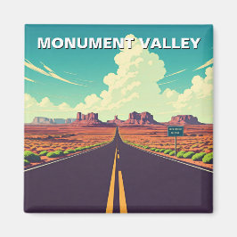 Monument Valley Travel Navajo Nation Pastel Magneet