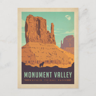 Monument Valley   Tribal Park Navajo Briefkaart