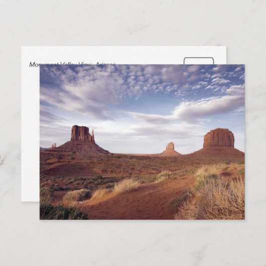 Monument Valley Uitzicht, Arizona Briefkaart (Voorkant / Achterkant)