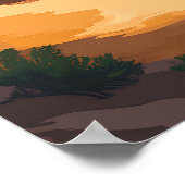 Monument Valley USA Travel Iconic Mitten Buttes Poster (Hoek)