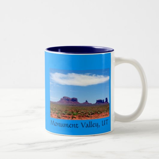 Monument Valley, UT Tweekleurige Koffiemok (Rechts)