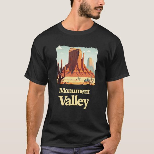 Monument Valley Utah 1 T-shirt (Voorkant)