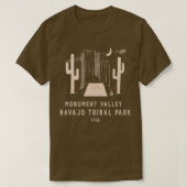 Monument Valley Utah Arizona Backpacken Camping H T-shirt (Design voorkant)