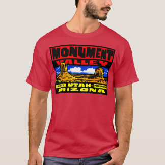 Monument Valley Utah Arizona Vintage Travel Decal T-shirt