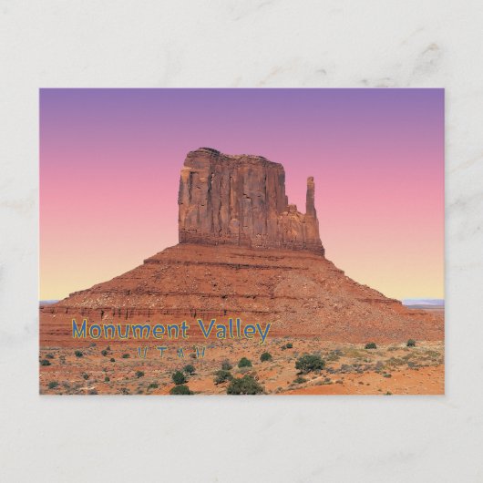 Monument valley, Utah Briefkaart (Voorkant)