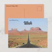 Monument Valley Utah Briefkaart (Voorkant / Achterkant)