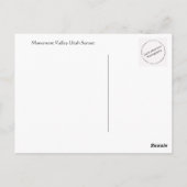 monument valley utah briefkaart (Achterkant)