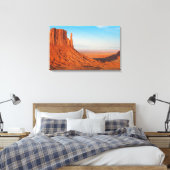 Monument Valley Utah desert mittens in panoramic Canvas Afdruk (Insitu (Slaapkamer))
