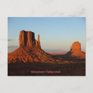 Monument Valley Utah Desert Rock Formation Briefkaart