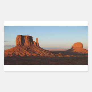 Monument Valley Utah Desert Rock Formation Rechthoekige Sticker