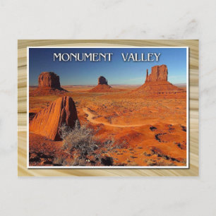 Monument Valley, Utah en Arizona Briefkaart