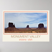 Monument Valley - Utah en Arizona Poster (Voorkant)