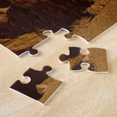Monument Valley Utah. Kerstgroeten Legpuzzel (Zijkant)