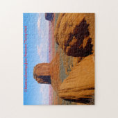 Monument Valley Utah. Kerstgroeten Legpuzzel (Verticaal)