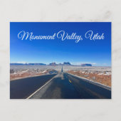 Monument Valley Utah Photo Briefkaart (Voorkant)