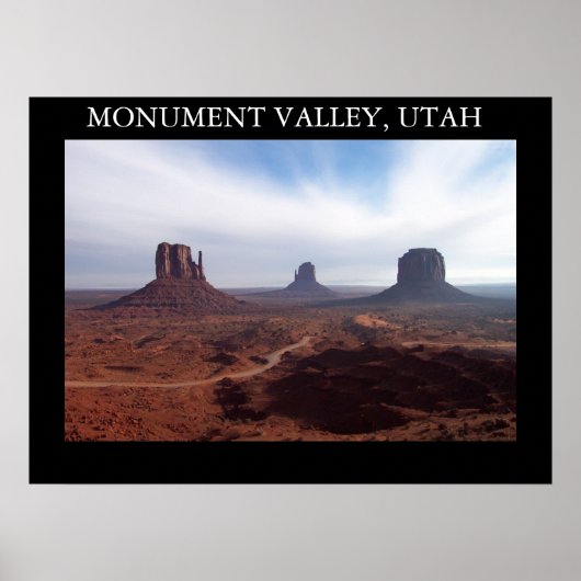 Monument Valley, Utah Poster (Voorkant)
