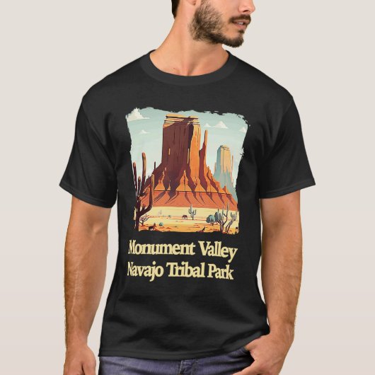 Monument Valley Utah T-shirt (Voorkant)