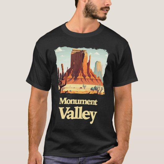 Monument Valley Utah T-shirt (Voorkant)