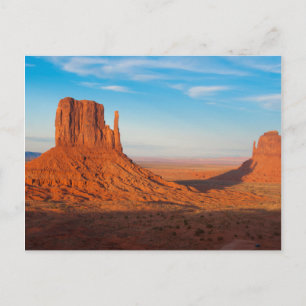 Monument Valley Utah woestijn handschoenen in pano Briefkaart