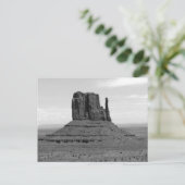 Monument Valley (zwart-wit) Briefkaart (Staand voorkant)