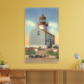 Monument van Cabrillo Nat'l, vuurtoren van Point L Canvas Afdruk (Insitu (Woonkamer))