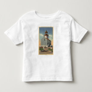 Monument van Cabrillo Nat'l, vuurtoren van Point L Kinder Shirts