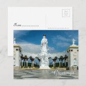 Monument van de Maagd van Maracaibo Venezuela Briefkaart (Voorkant / Achterkant)