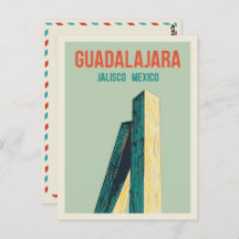 Monument van Guadalajara, illustratie van Jalisco 