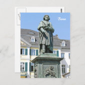 Monument van Ludwig van Beethoven in Bonn Briefkaart (Voorkant / Achterkant)