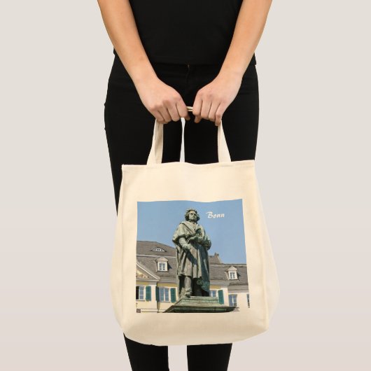 Monument van Ludwig van Beethoven in Bonn Tote Bag (Voorkant (product))