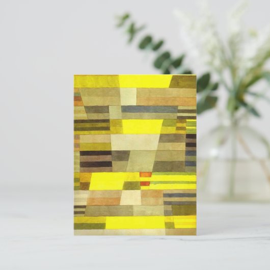 Monument van Paul Klee Briefkaart (Staand voorkant)