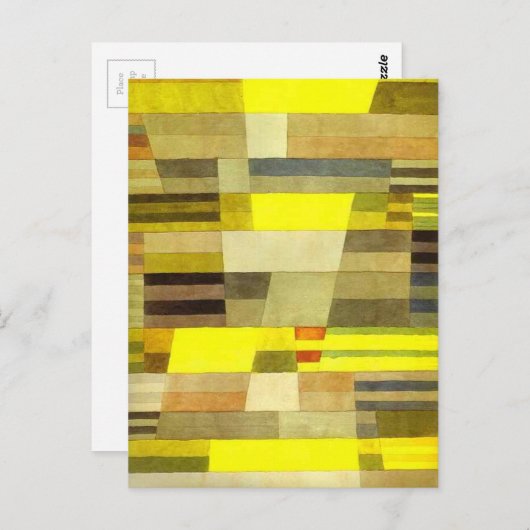 Monument van Paul Klee Briefkaart (Voorkant / Achterkant)