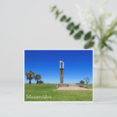 monument van pocitos rambla briefkaart (Staand voorkant)
