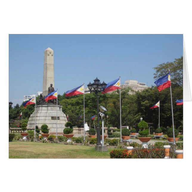 monument van rizal (Voorkant Horizontaal)
