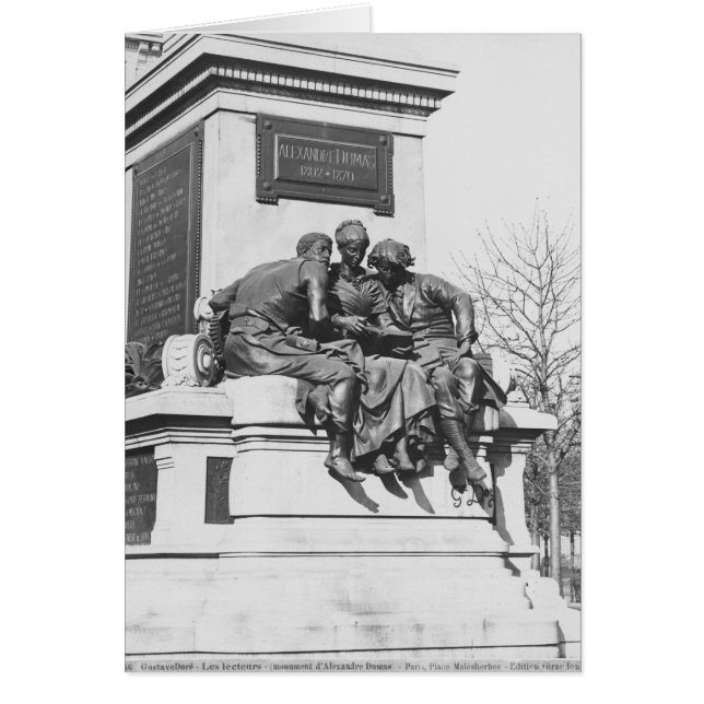 Monument voor Alexandre Dumas Pere (Voorkant)