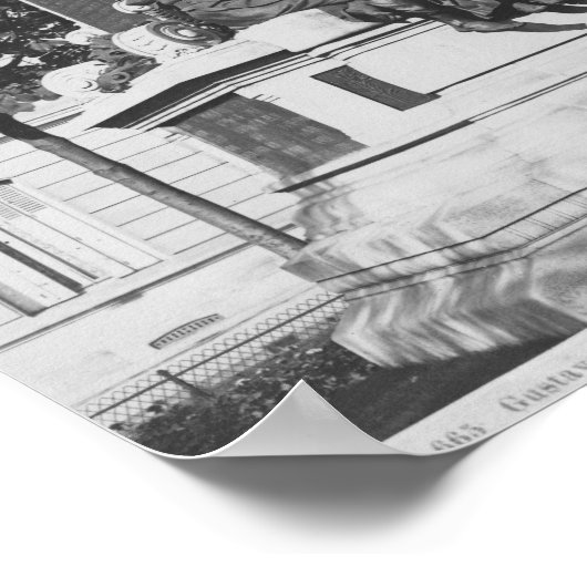 Monument voor Alexandre Dumas Pere, 1883 Poster (Hoek)