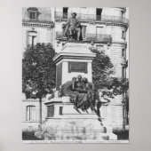 Monument voor Alexandre Dumas Pere, 1883 Poster (Voorkant)