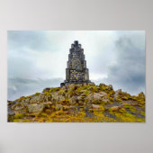 Monument voor de IJslandse dichter Stephan G. Step Poster (Voorkant)