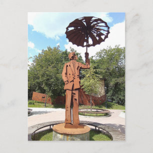 Monument voor de Onbekende Dichter. Moskou. Briefk Briefkaart