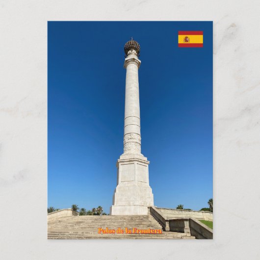 Monument voor de Ontdekkers, Palos de la Frontera Briefkaart (Voorkant)