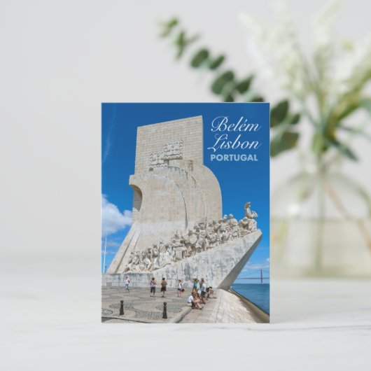 Monument voor de ontdekkingen, Belem Lissabon Port Briefkaart (Staand voorkant)