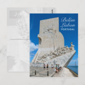 Monument voor de ontdekkingen, Belem Lissabon Port Briefkaart (Voorkant / Achterkant)