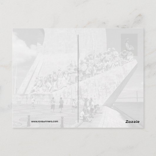 Monument voor de ontdekkingen, Belem Lissabon Port Briefkaart (Achterkant)