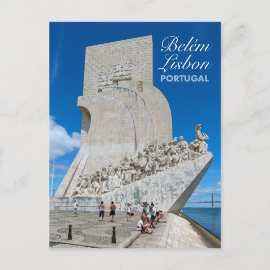 Monument voor de ontdekkingen, Belem Lissabon Port Briefkaart (Voorkant)