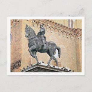 Monument voor de paardensport van Bartolommeo Coll Briefkaart