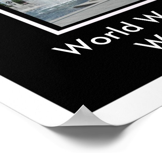 Monument voor de Tweede Wereldoorlog Poster (Hoek)