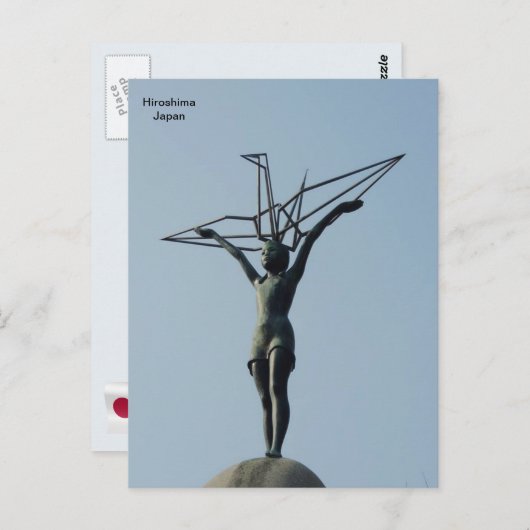Monument voor de Vrede van de Kinderen in Hiroshim Briefkaart (Voorkant / Achterkant)