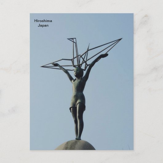 Monument voor de Vrede van de Kinderen in Hiroshim Briefkaart (Voorkant)