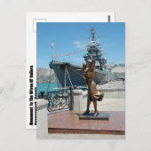 Monument voor de vrouwen van zeelieden briefkaart (Voorkant / Achterkant)