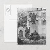 Monument voor Emile Zola Briefkaart (Voorkant / Achterkant)